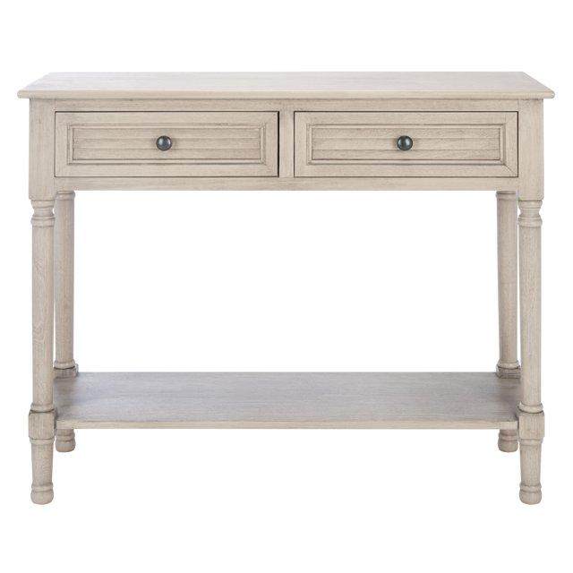 Tate 2 Drawer Console Table - Greige - Safavieh