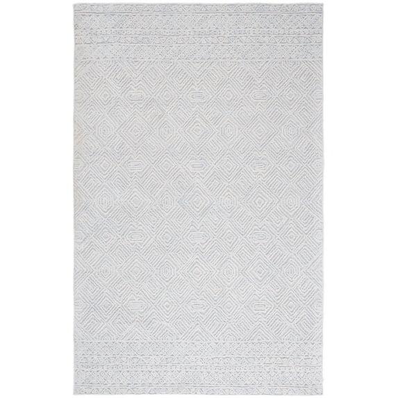Textural TXT201 Hand Tufted Area Rug - Grey/Ivory - 8'x10' - Safavieh.