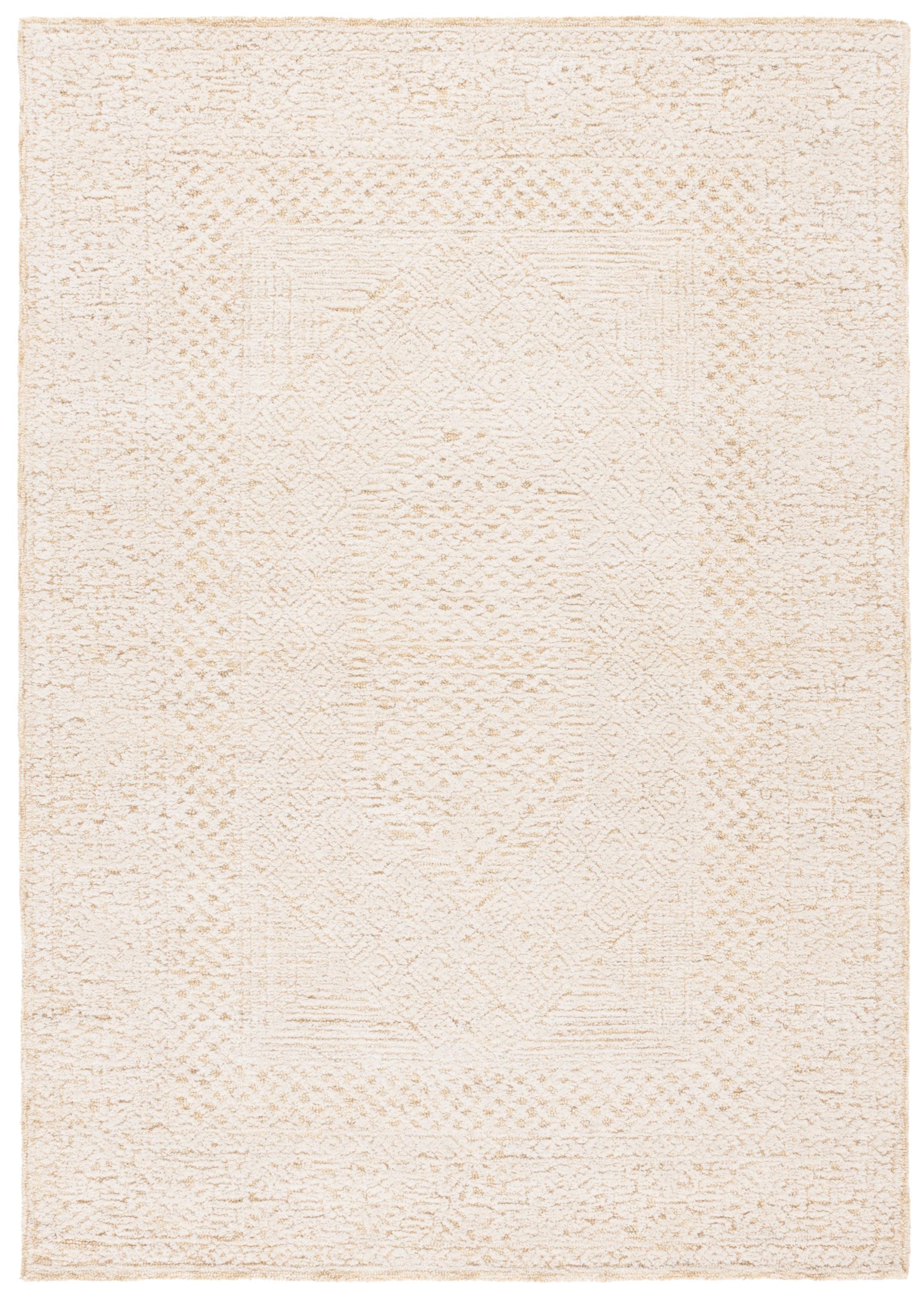 SAFAVIEH Textural Anabel Geometric Area Rug, Gold/Ivory, 5' x 8'