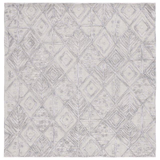 Deedgra Hand Tufted Wool Geometric Rug