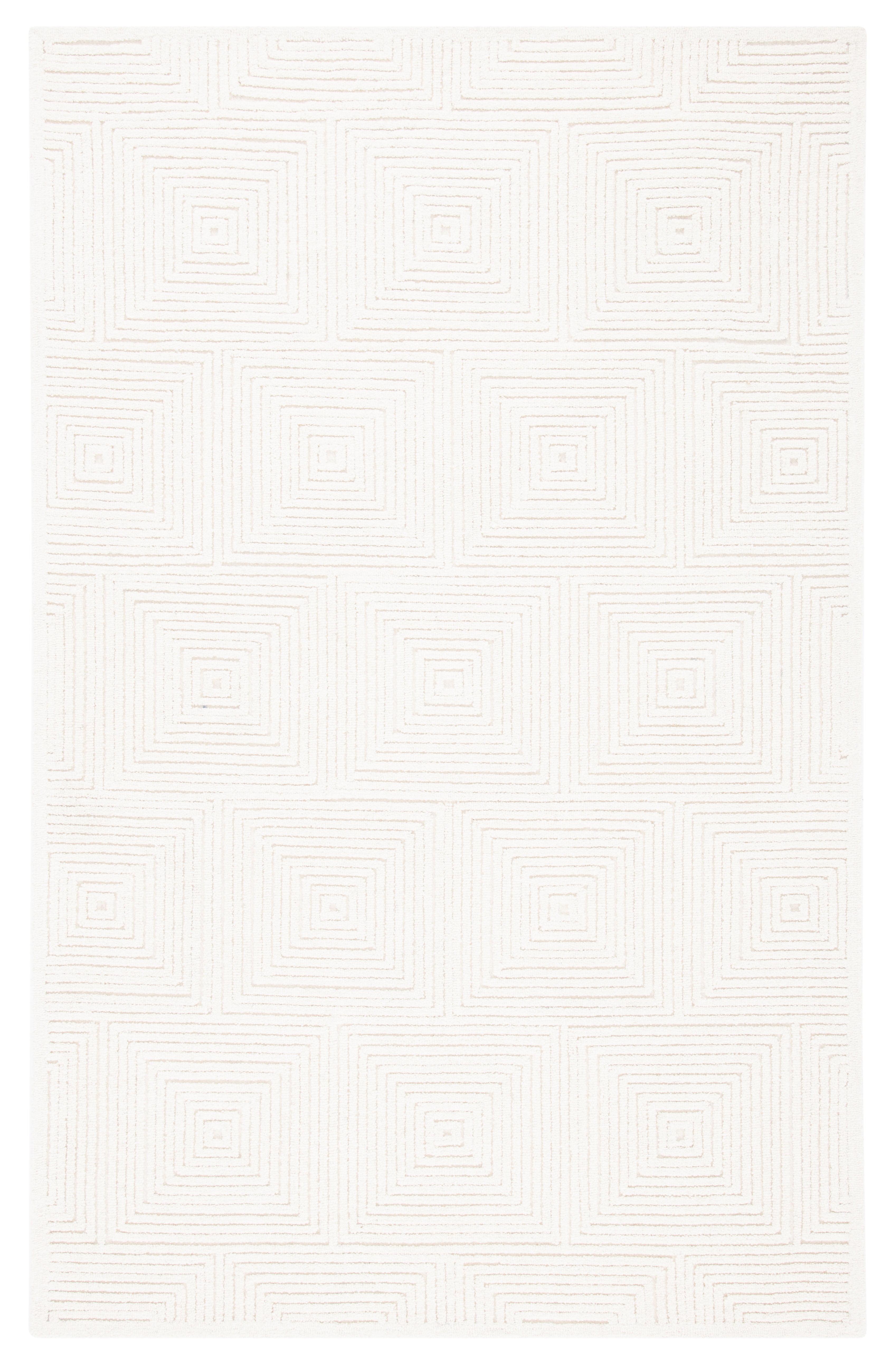 Textural TXT102 Hand Tufted Area Rug - Ivory - 5'x8' - Safavieh.