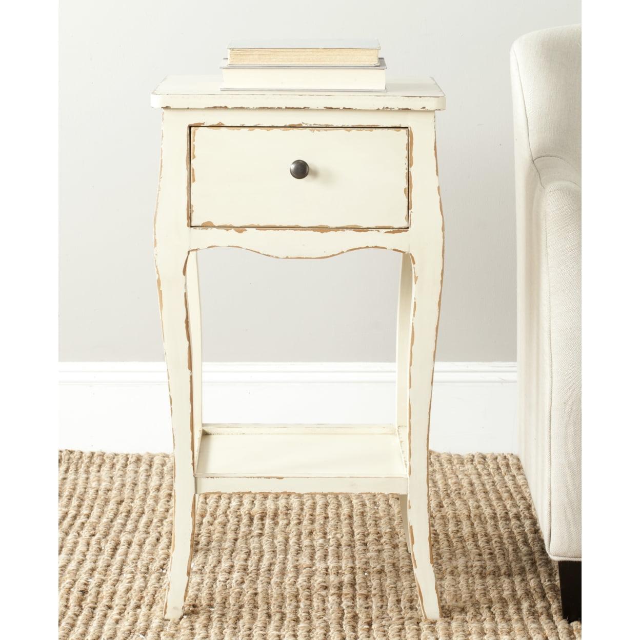 Thelma End Table - Vintage Cream - Safavieh