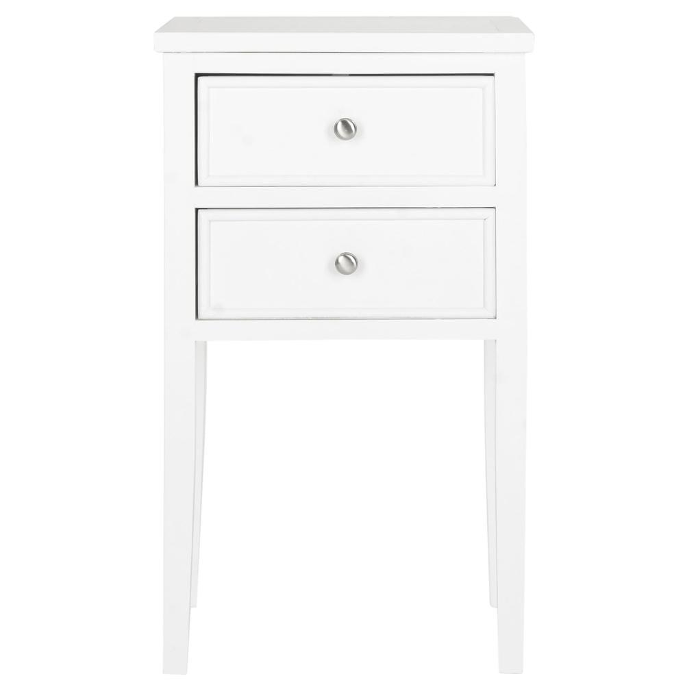 Toby Accent Table with Storage Drawers  - Safavieh