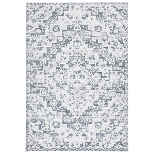 Toscana TOS650 Power Loomed Area Rug - Grey/Ivory - 8'x10' - Safavieh.