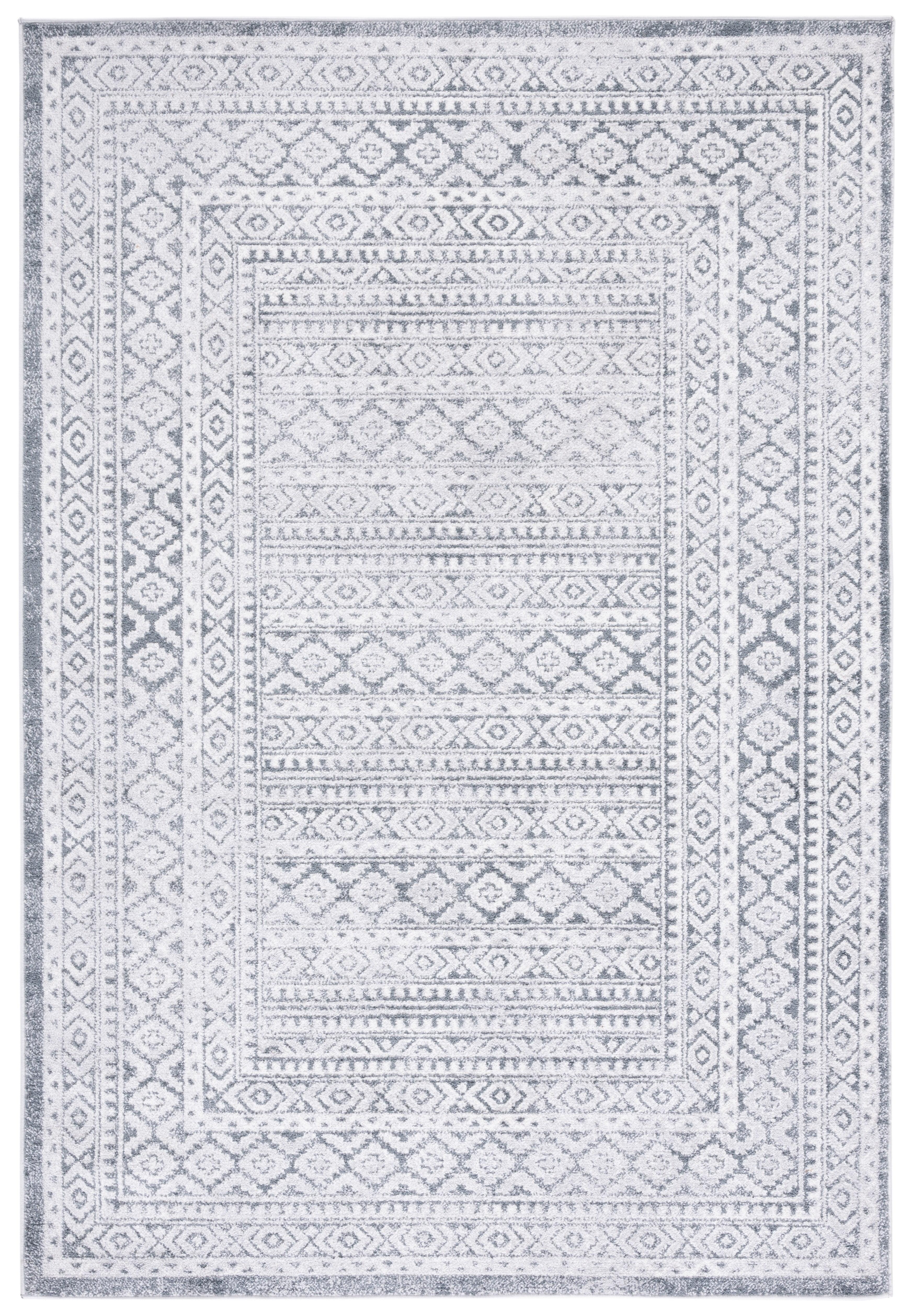 Toscana TOS658 Power Loomed Area Rug - Grey/Ivory - 8'x10' - Safavieh.