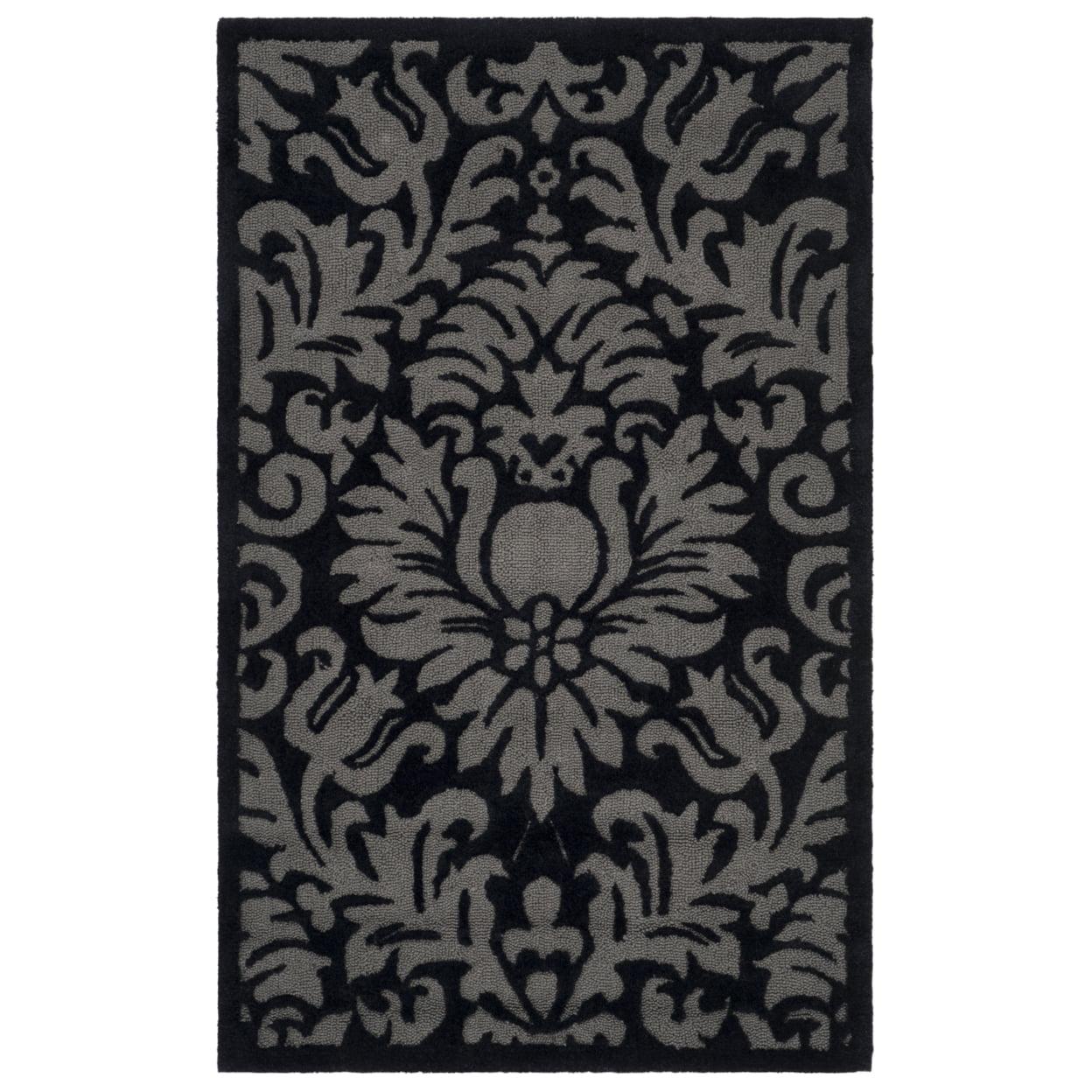 SAFAVIEH Total Performance TLP714G Hand-hooked Black Rug