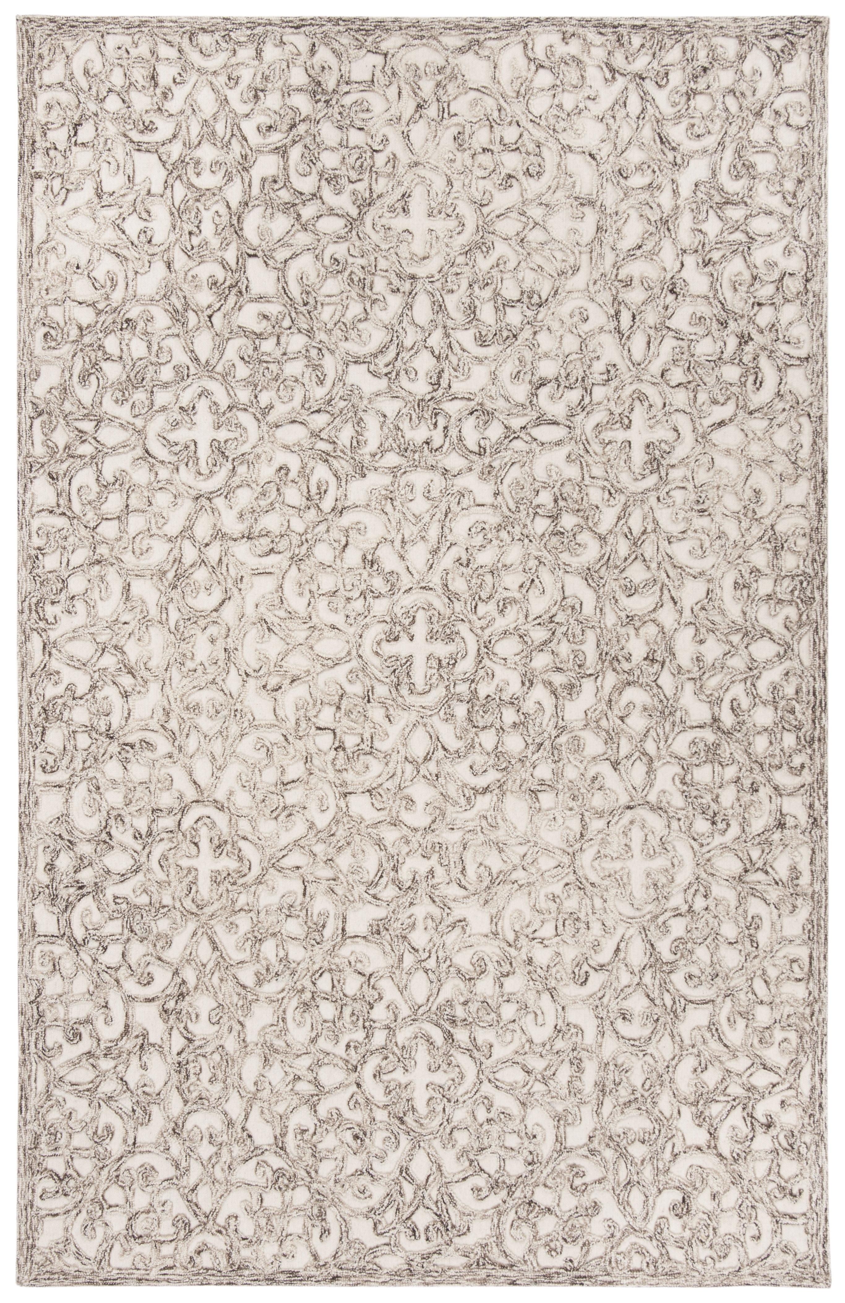 Sarina Trace Hand Tufted Wool And Cotton With Latex Geometric Rug