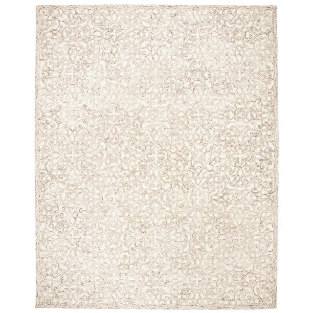 Trace TRC103 Hand Tufted Indoor Area Rug - Brown/Ivory - 9'x12' - Safavieh