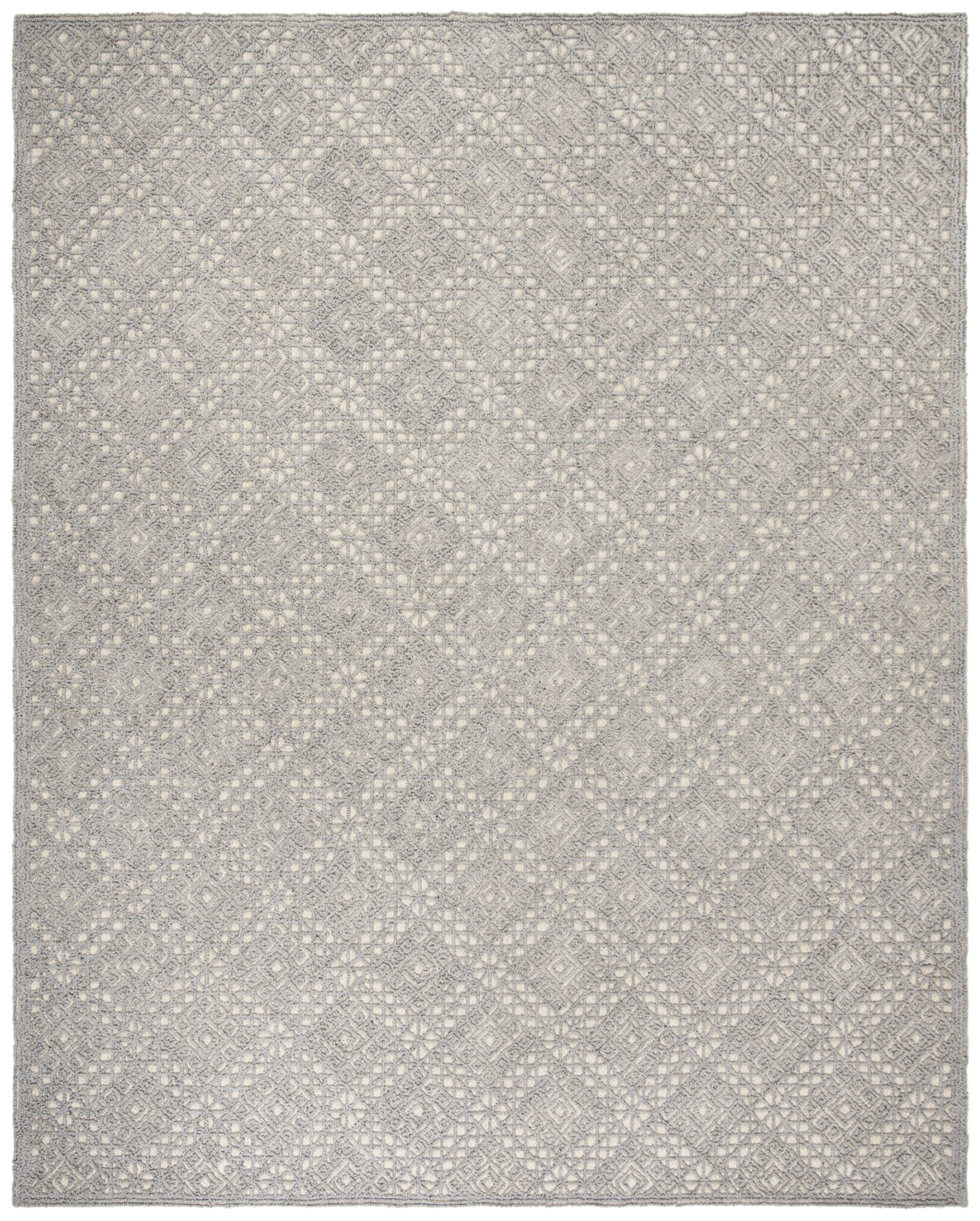Trace TRC255 Hand Tufted Indoor Accent Rug - Grey/Grey - 2'6"x4' - Safavieh