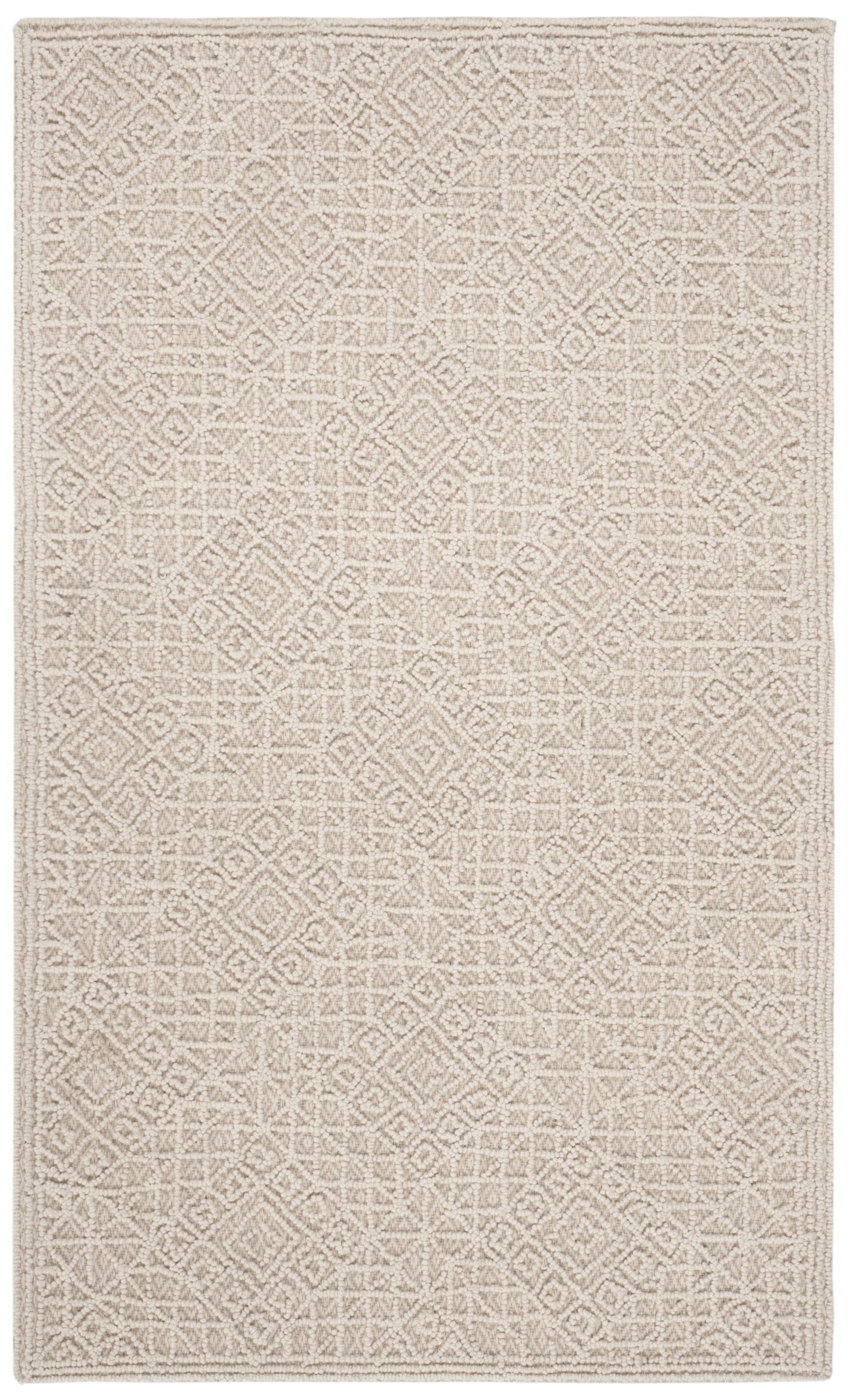 Trace TRC255 Hand Tufted Indoor Accent Rug - Light Beige - 2'3"x4' - Safavieh