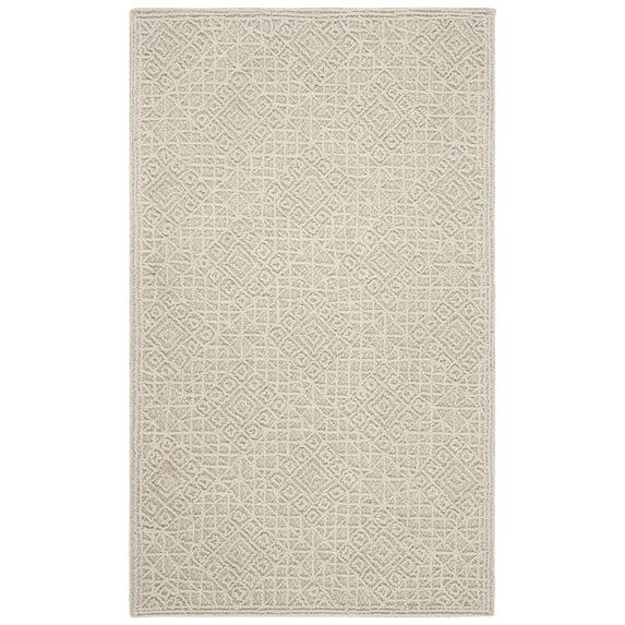 Trace TRC255 Hand Tufted Indoor Accent Rug - Light Beige - 2'3"x4' - Safavieh