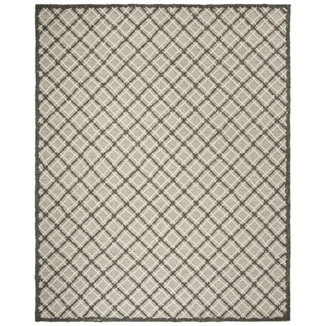 Trace TRC251 Hand Tufted Area Rug - Dark Grey/Light Grey - 8'x10' - Safavieh.