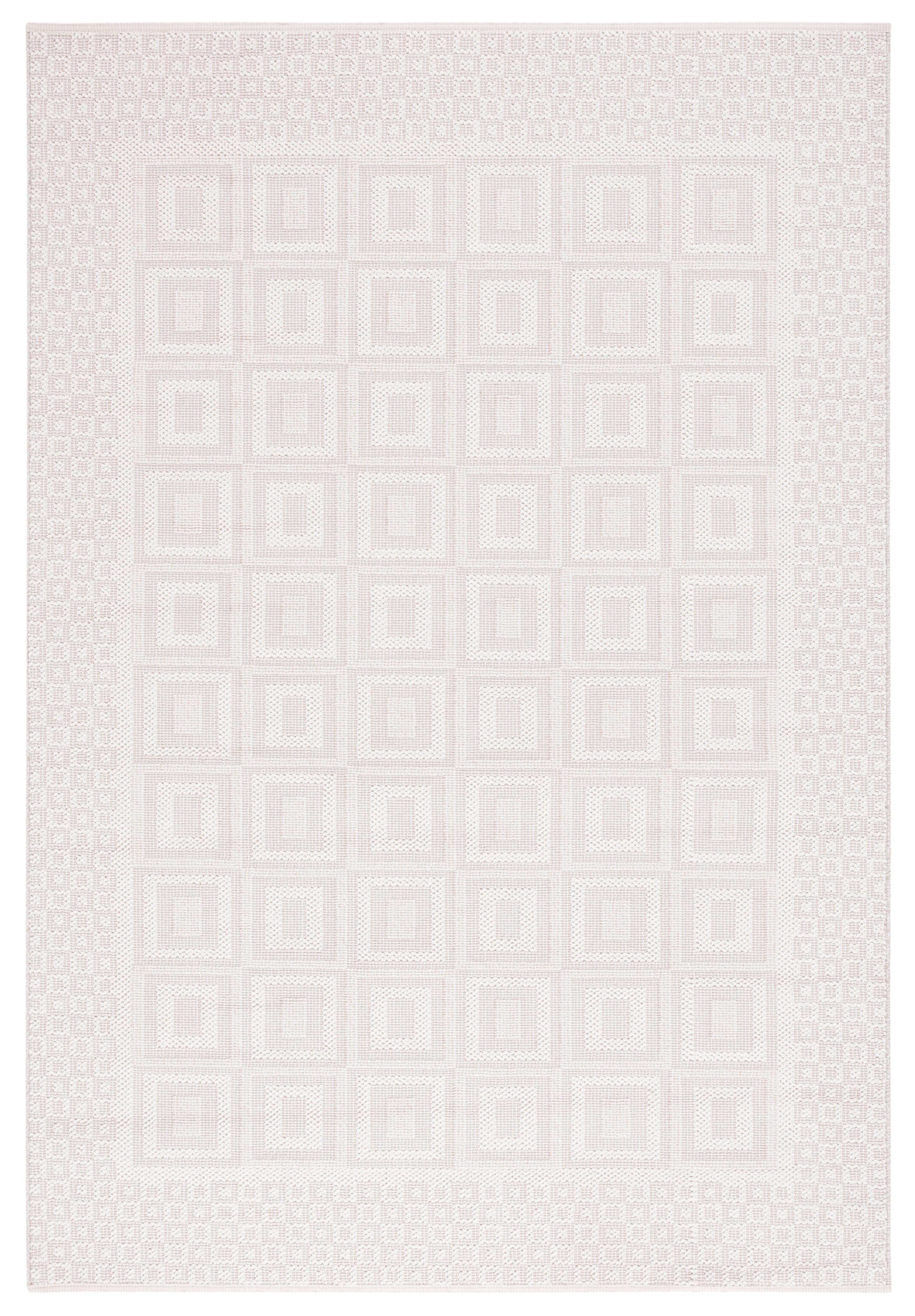 Trends TRD106 Power Loomed Indoor Accent Rug - Beige/Ivory - 4'x6' - Safavieh