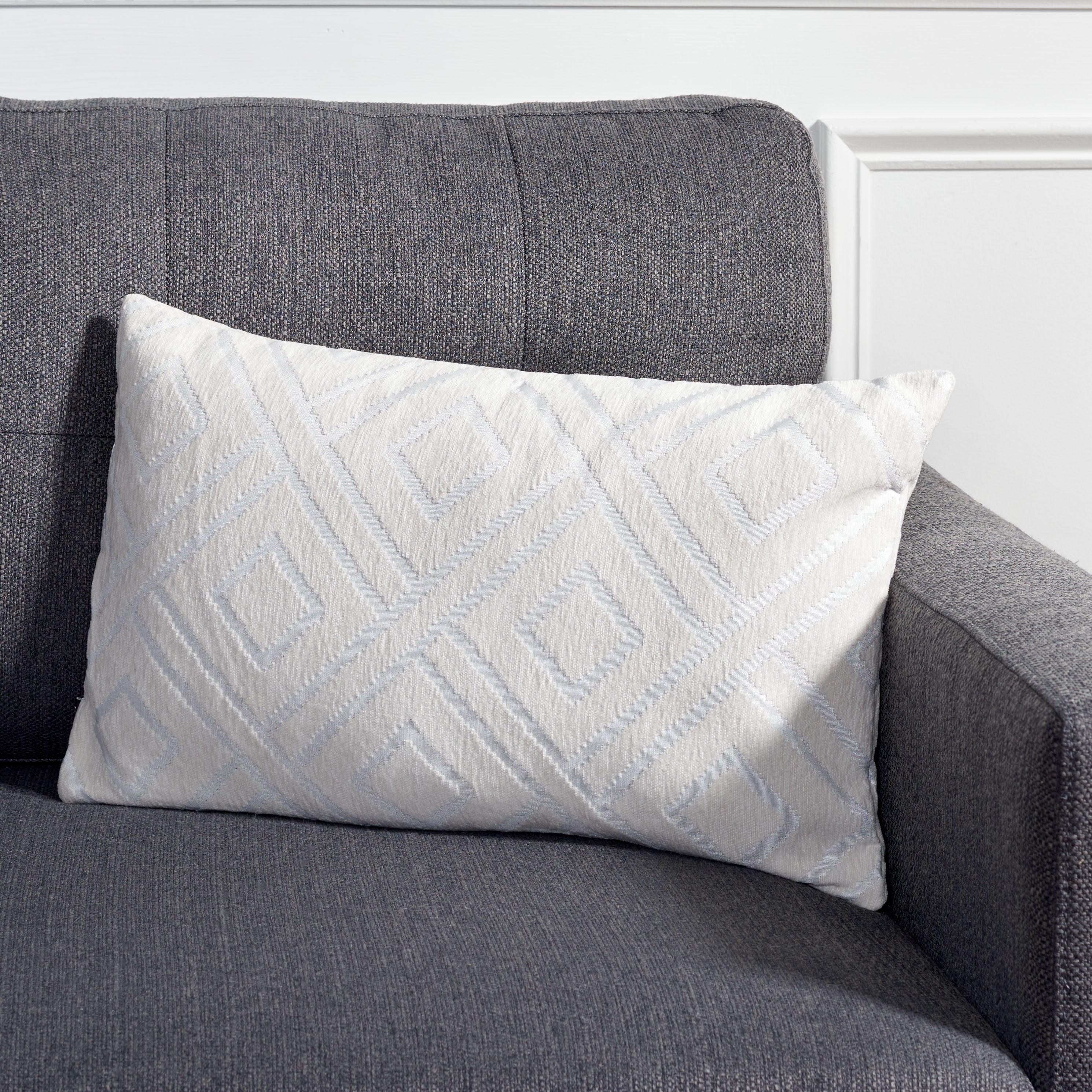 Triska Geometric Reversible Throw Pillow