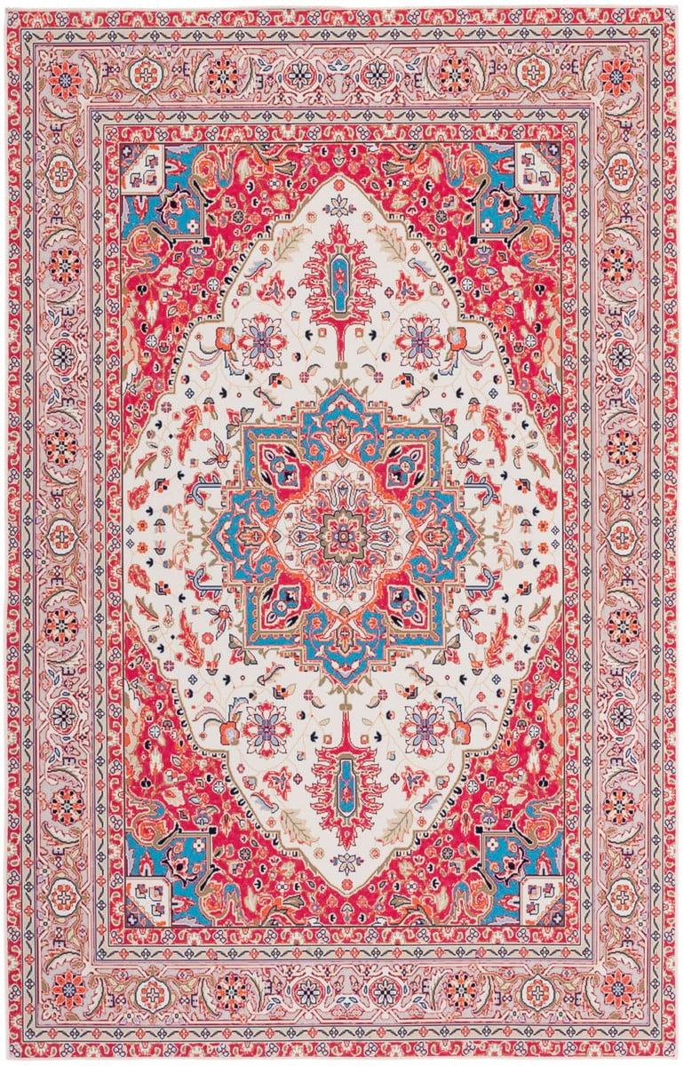 Bungalow Rose Tucson Performance Machine Washable Oriental Rug