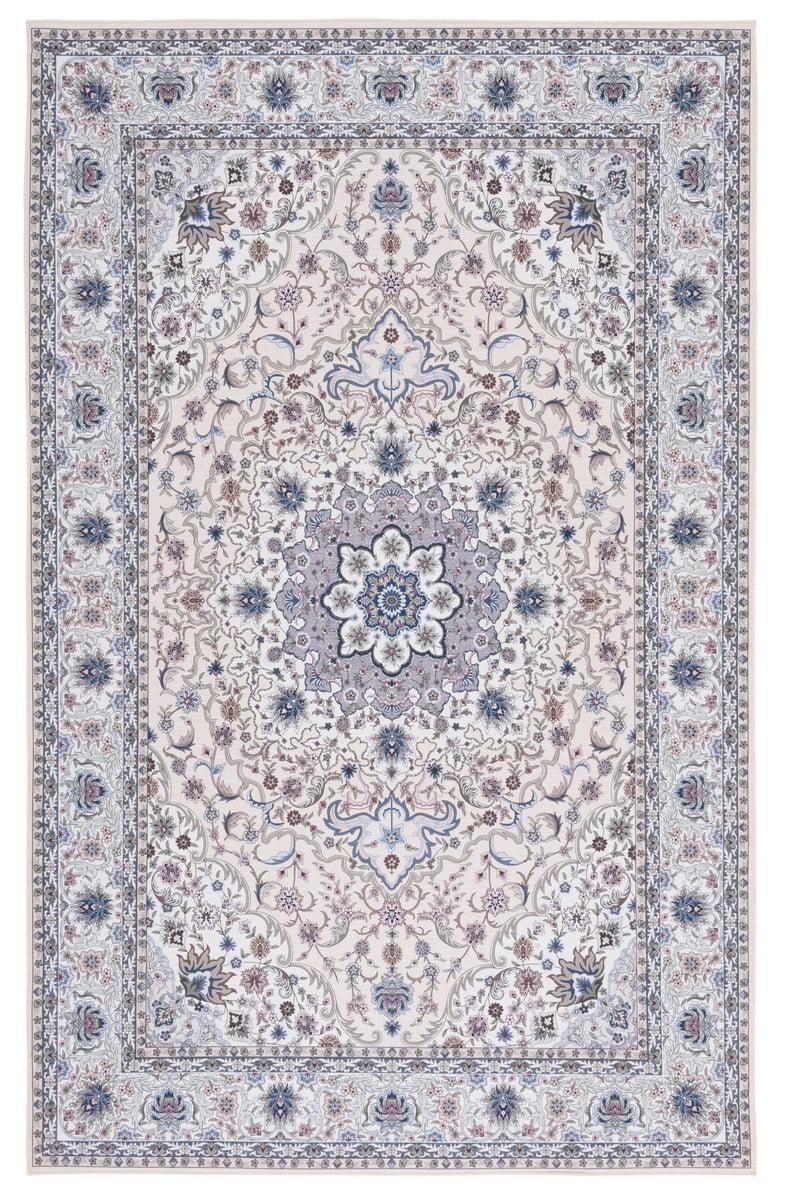 Elegant Beige & Green Synthetic 9' x 12' Tucson Area Rug