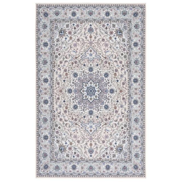 Tucson Vintage Persian TSN123 Power Loomed Machine Washable Skid-Resistant Indoor Area Rug - Beige/Green - 9'x12' - Safavieh