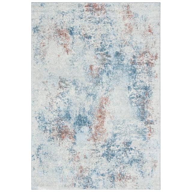Tulum TUL209 Power Loomed Indoor Area Rug - Light Blue/Ivory - 5'3"x7'6" - Safavieh
