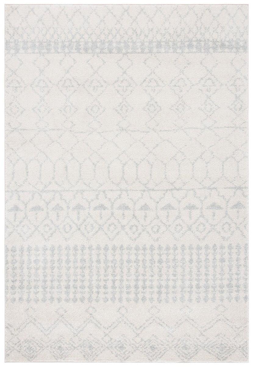 Tulum TUL229 Power Loomed Area Rug - Ivory/Light Grey - 6'x9' - Safavieh.