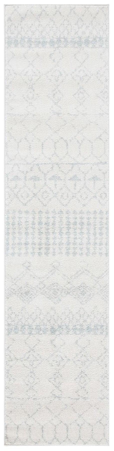 Tulum TUL229 Power Loomed Runner Rug - Ivory/Light Grey - 2'x11' - Safavieh.