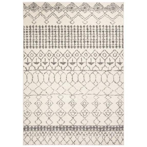 Tulum TUL229 Power Loomed Area Rug - Ivory/Grey - 6'x9' - Safavieh.