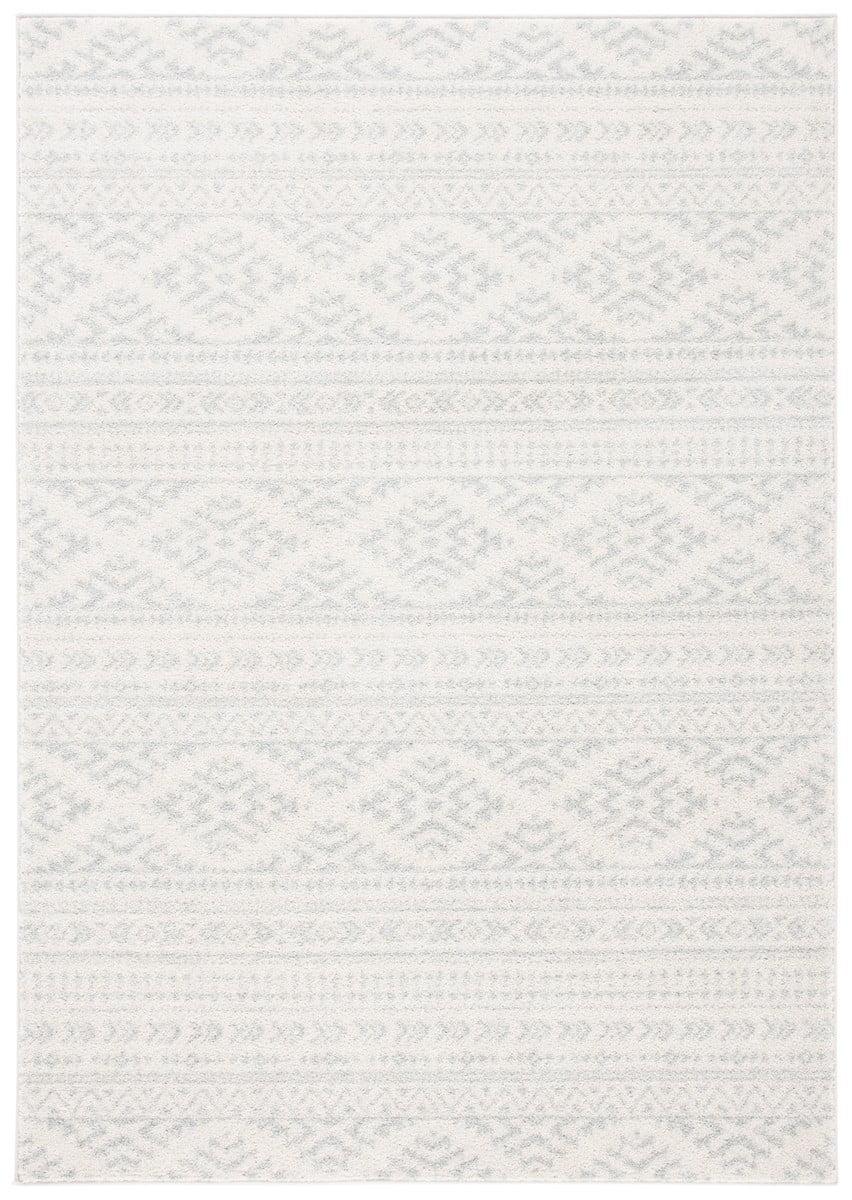 Tulum TUL272 Power Loomed Indoor Area Rug - Ivory/Light Grey - 5'3"x7'6" - Safavieh