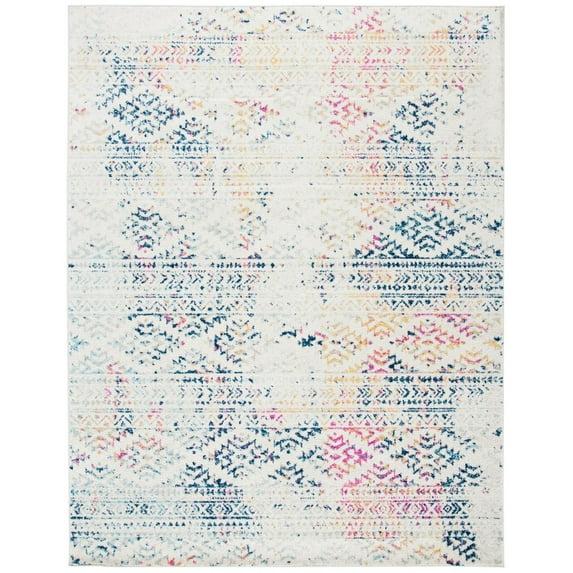 Tulum TUL272 Power Loomed Area Rug - Ivory/Blue - 8'x10' - Safavieh.