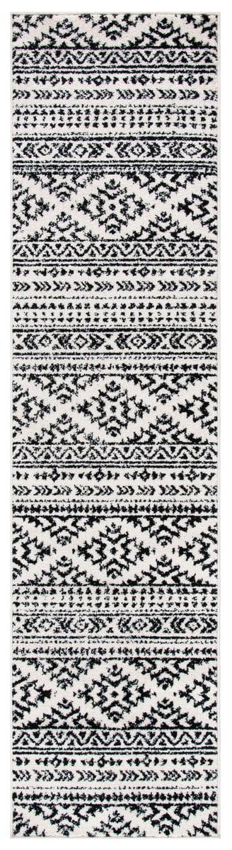 Tulum TUL272 Power Loomed Runner Rug - Ivory/Black - 2'x8' - Safavieh.