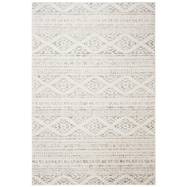 Tulum TUL272 Power Loomed Area Rug - Ivory/Grey - 4'x6' - Safavieh.