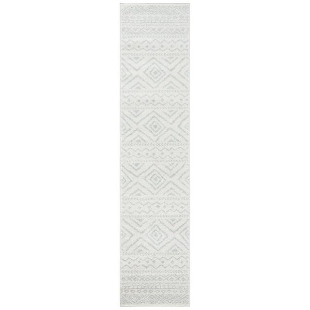 Tulum TUL267 Power Loomed Runner Rug - Ivory/Light Grey - 2'x9' - Safavieh.