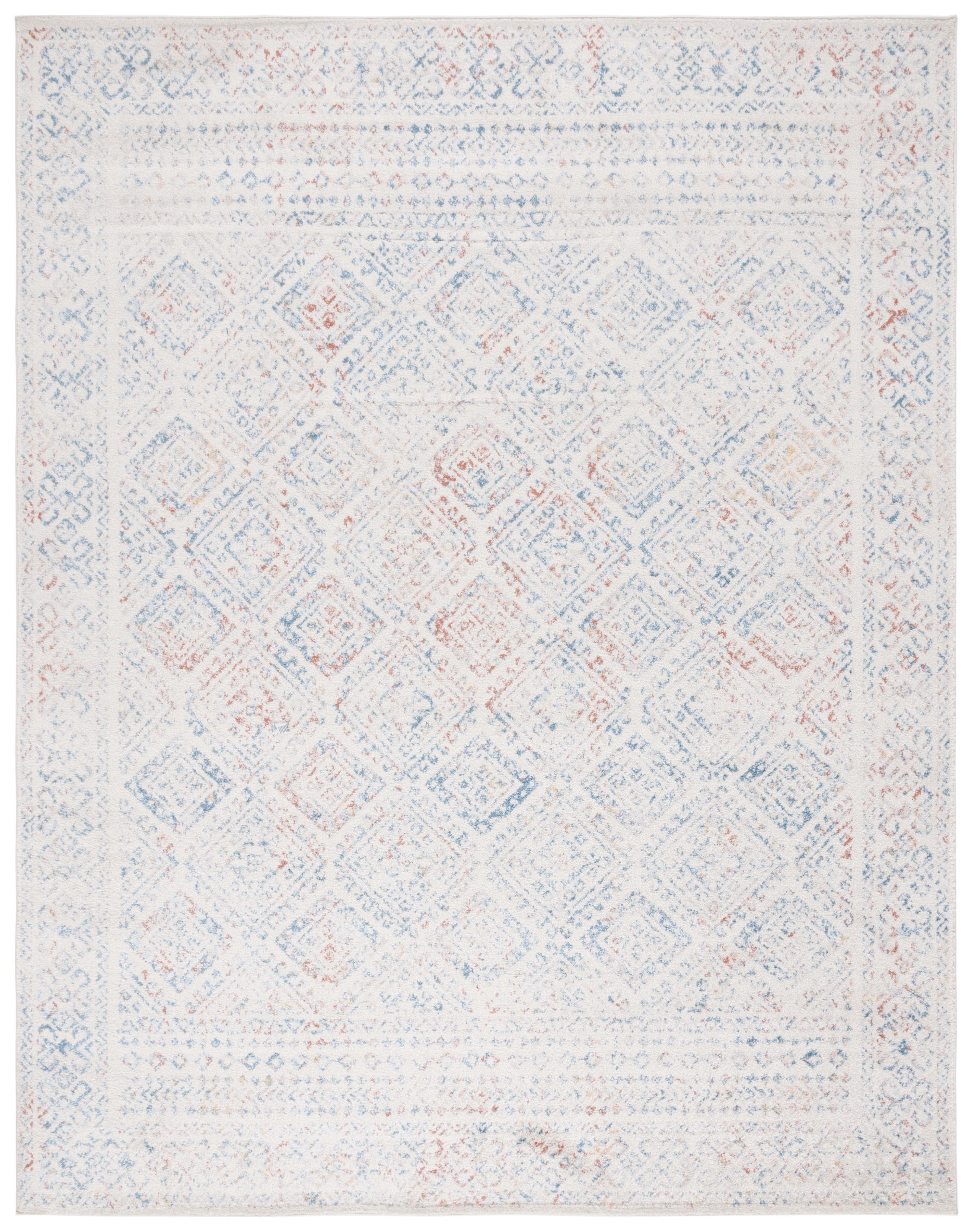 Tulum TUL264 Power Loomed Indoor Area Rug - Ivory/Terracotta - 9'x12' - Safavieh