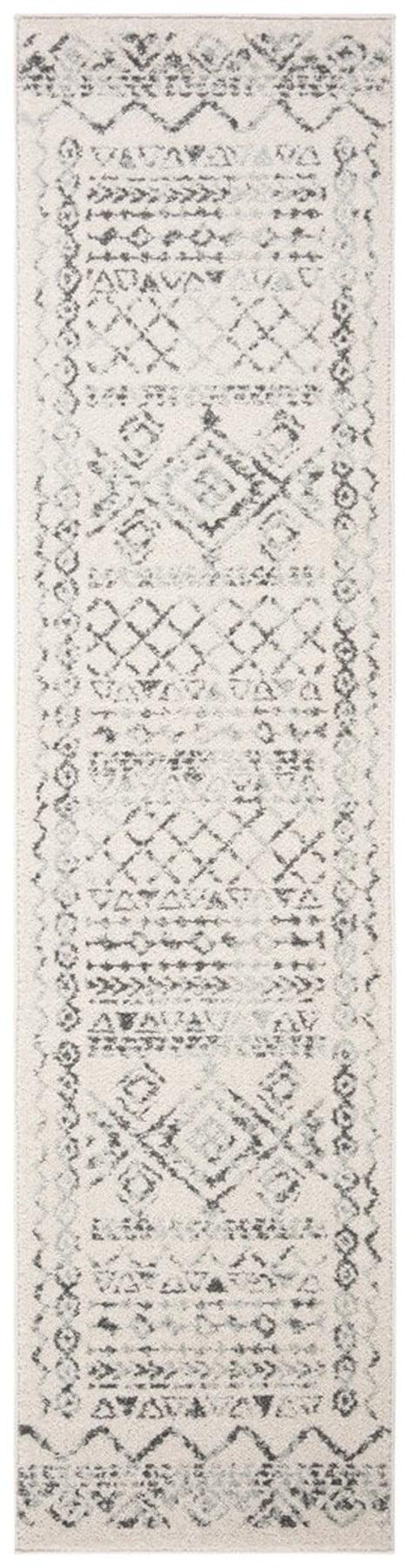 Tulum TUL268 Power Loomed Runner Rug - Ivory/Grey - 2'x21' - Safavieh.
