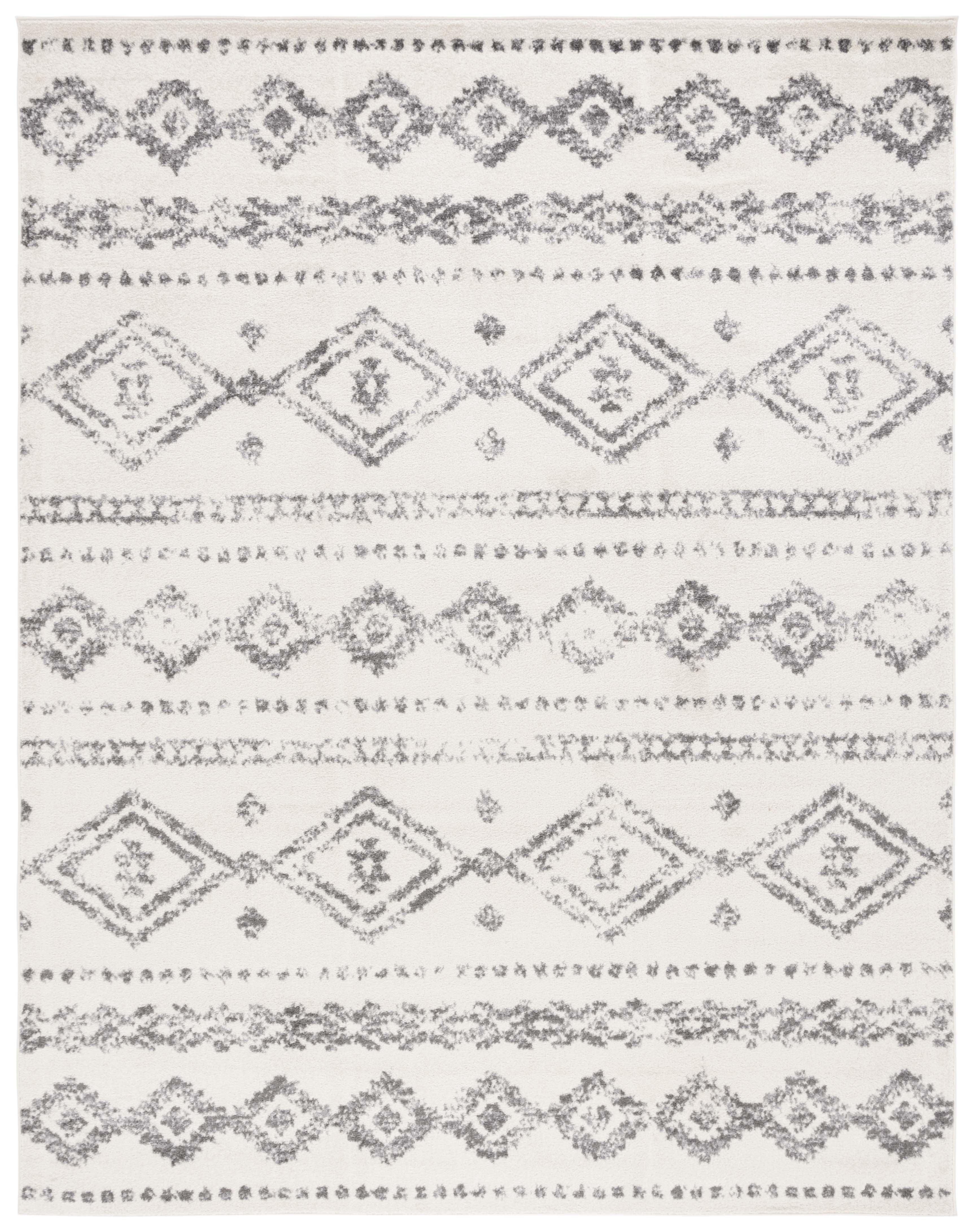 Tulum TUL655 Power Loomed Area Rug - Ivory/Grey - 8'9"x11'9" - Safavieh.