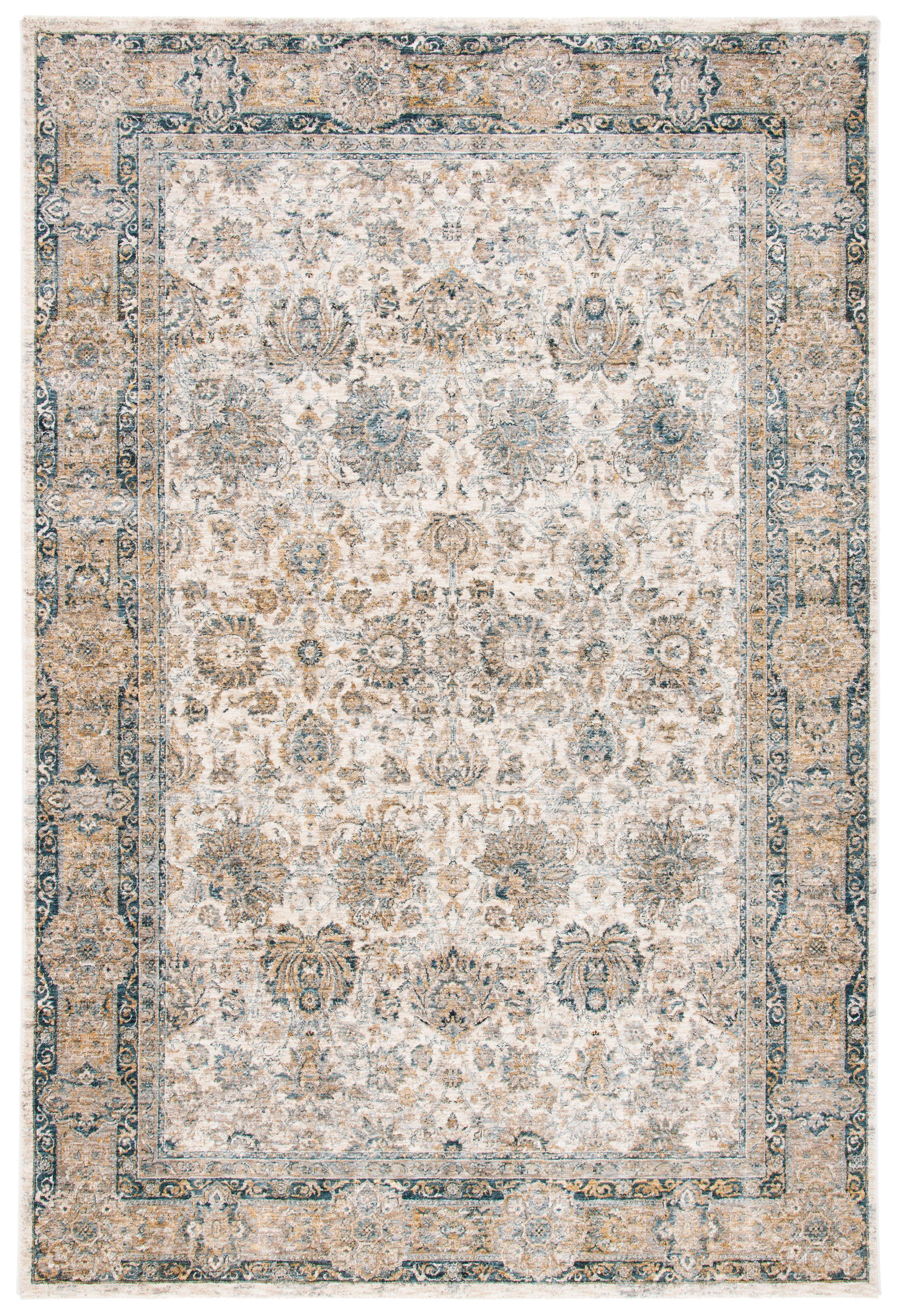 Valencia 570 Area Rug In Ivory / Blue