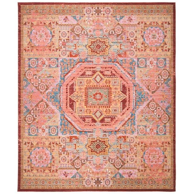 Valencia VAL216 Power Loomed Indoor Area Rug - Multi - 4'x6' - Safavieh