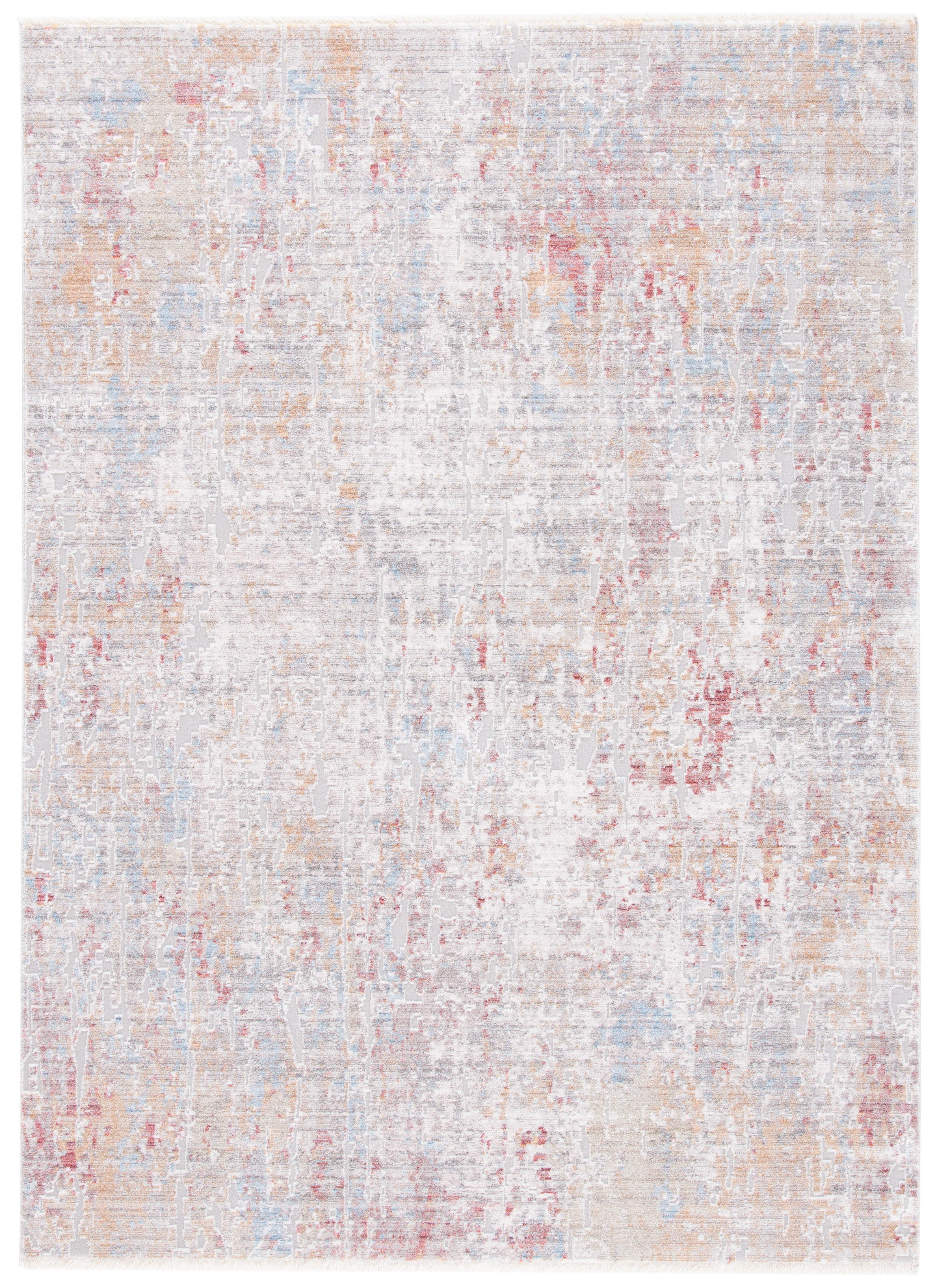 Valencia VAL405 Power Loomed Indoor Area Rug - Grey/Gold - 4'x6' - Safavieh