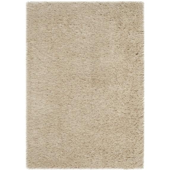 Shag SG256 Hand Tufted Indoor Accent Rug - Champagne - 2'x3' - Safavieh.