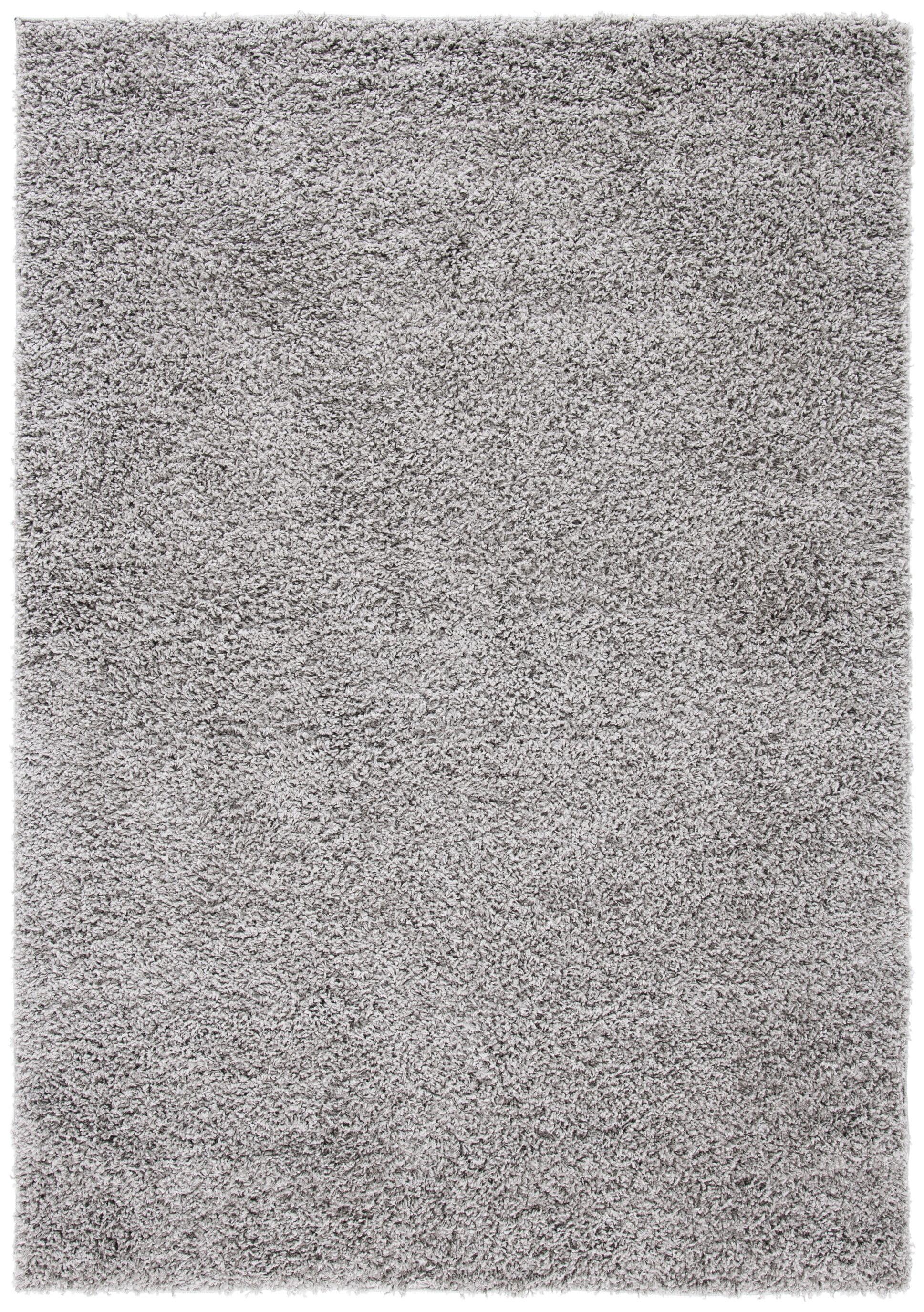 Athens Shag SGA119 Power Loomed Indoor Area Rug - Light Grey - 6'x9' - Safavieh