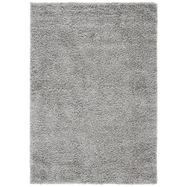 Athens Shag SGA119 Power Loomed Indoor Area Rug - Light Grey - 6'x9' - Safavieh