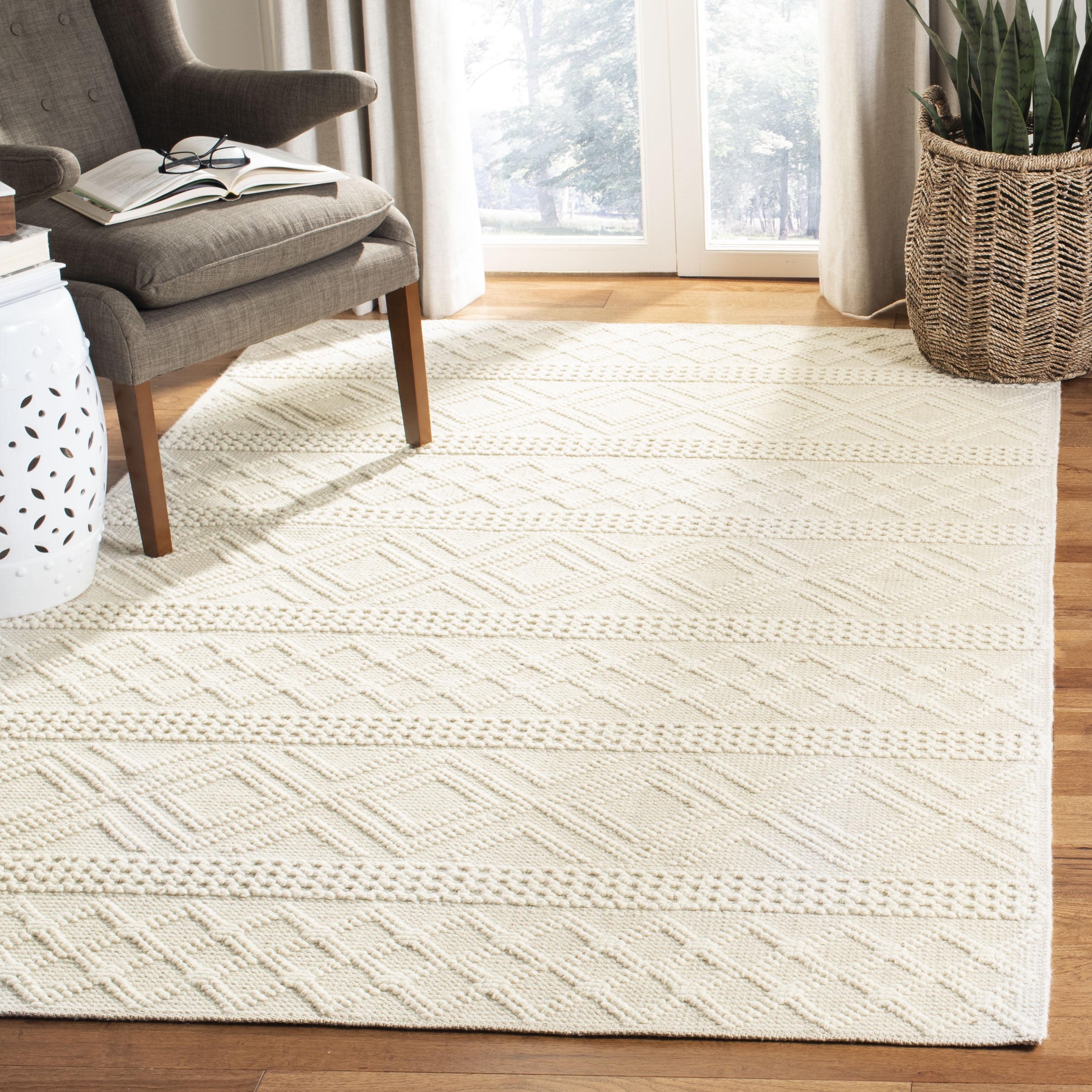 SAFAVIEH Vermont Chelsea Striped Area Rug, Ivory, 10' x 14'