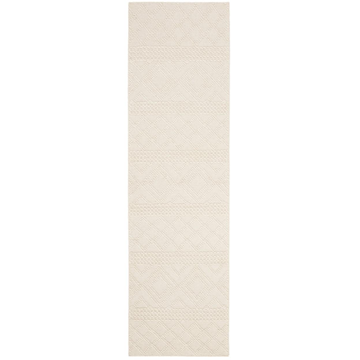 Vermont VRM211 Hand Woven Runner Rug - Ivory - 2'3"x8' - Safavieh.