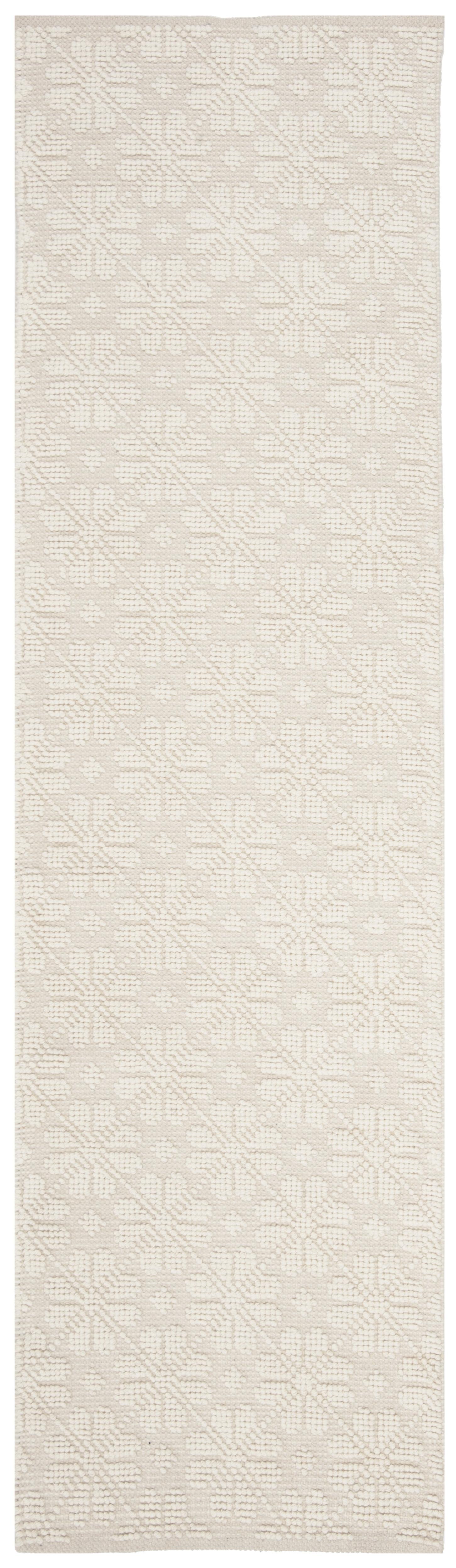 Vermont VRM106 Hand Woven Runner Rug - Ivory - 2'3"x6' - Safavieh.