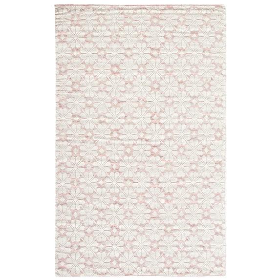 Vermont VRM303 Hand Woven Area Rug - Ivory/Red - 4'x6' - Safavieh.