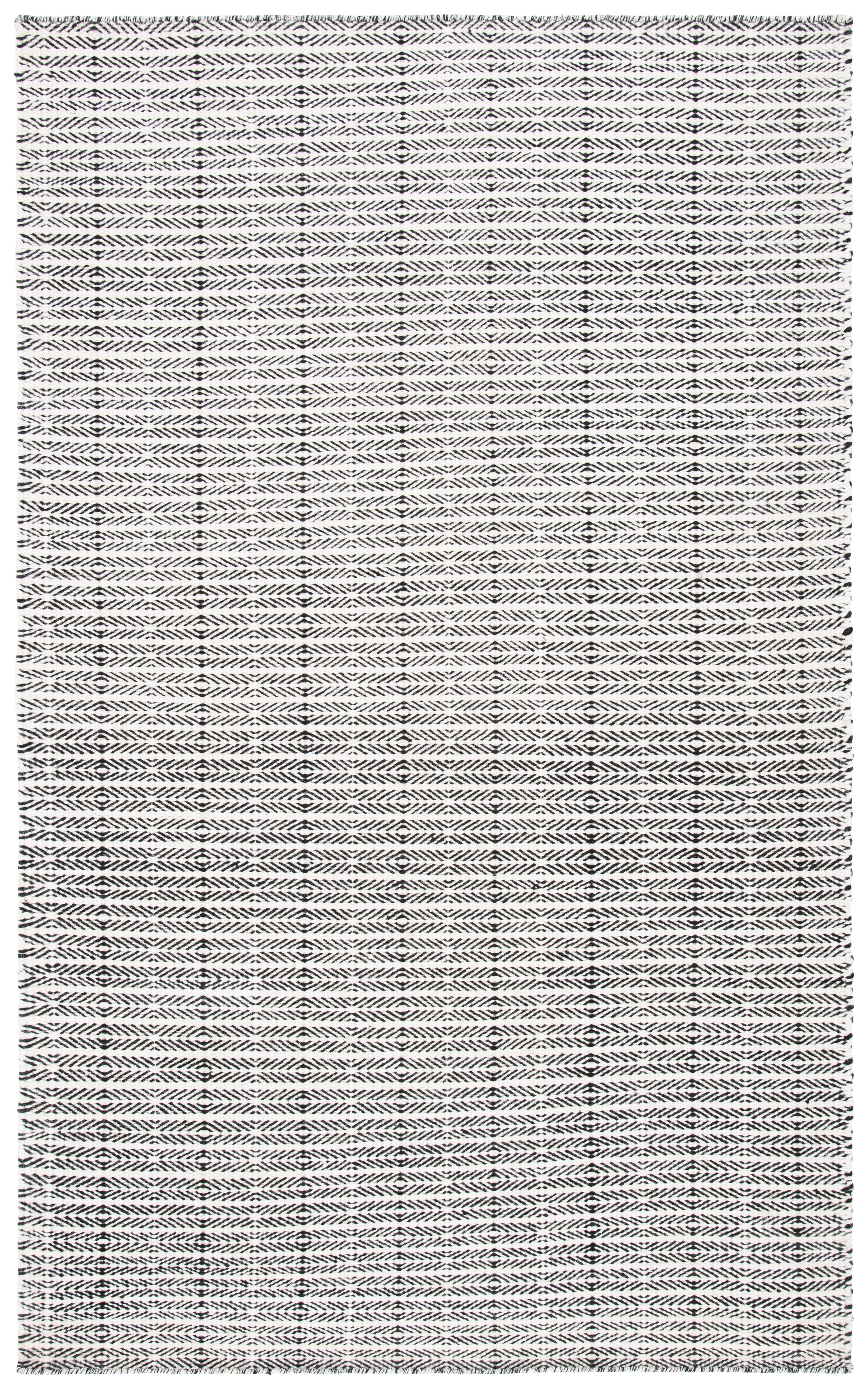 Abbie-Louise Hand Tufted 80% Wool And 20% Cotton Striped Rug