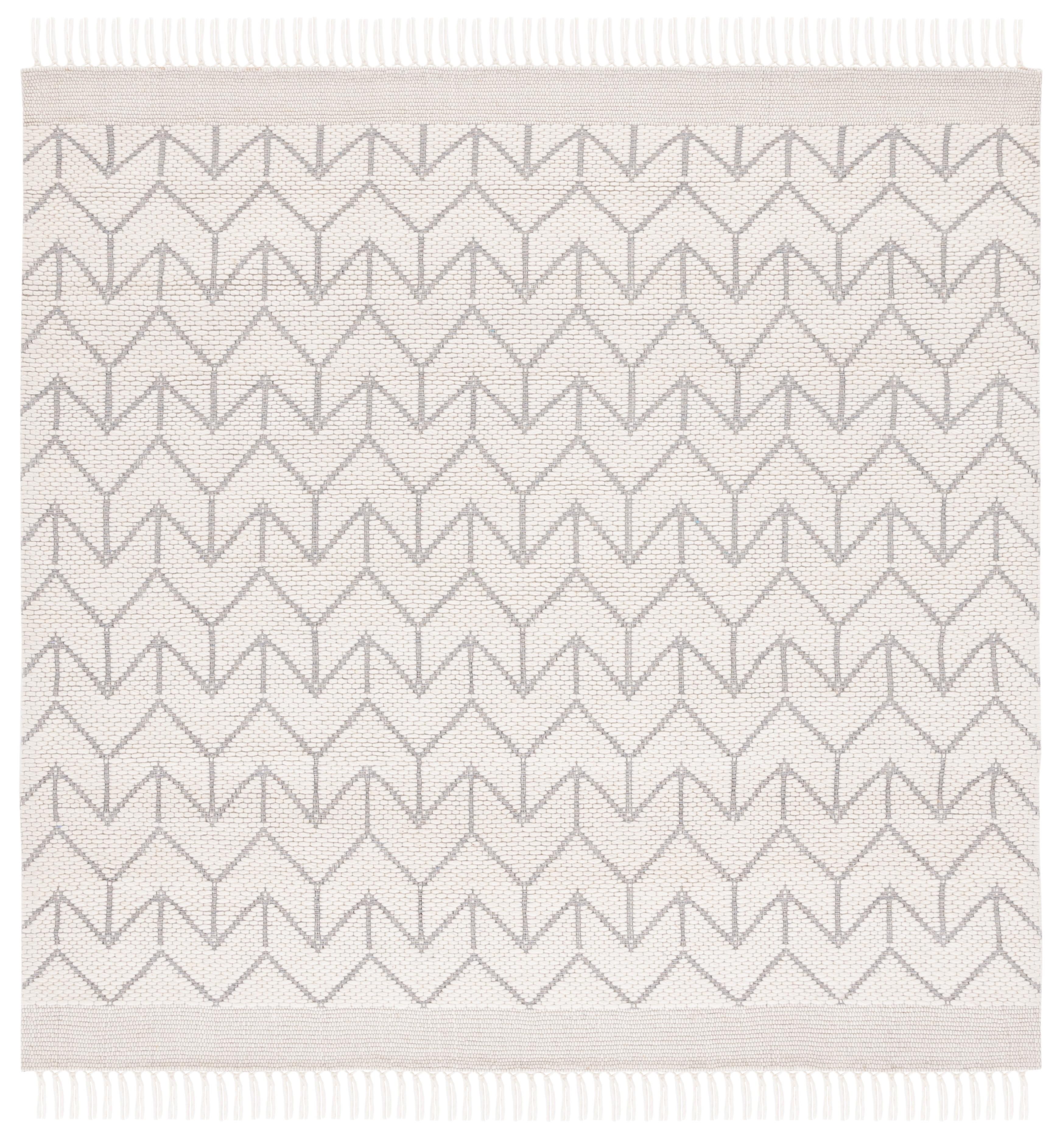 Vermont VRM310 Hand Loomed Area Rug - Ivory - 6'x6' - Safavieh.
