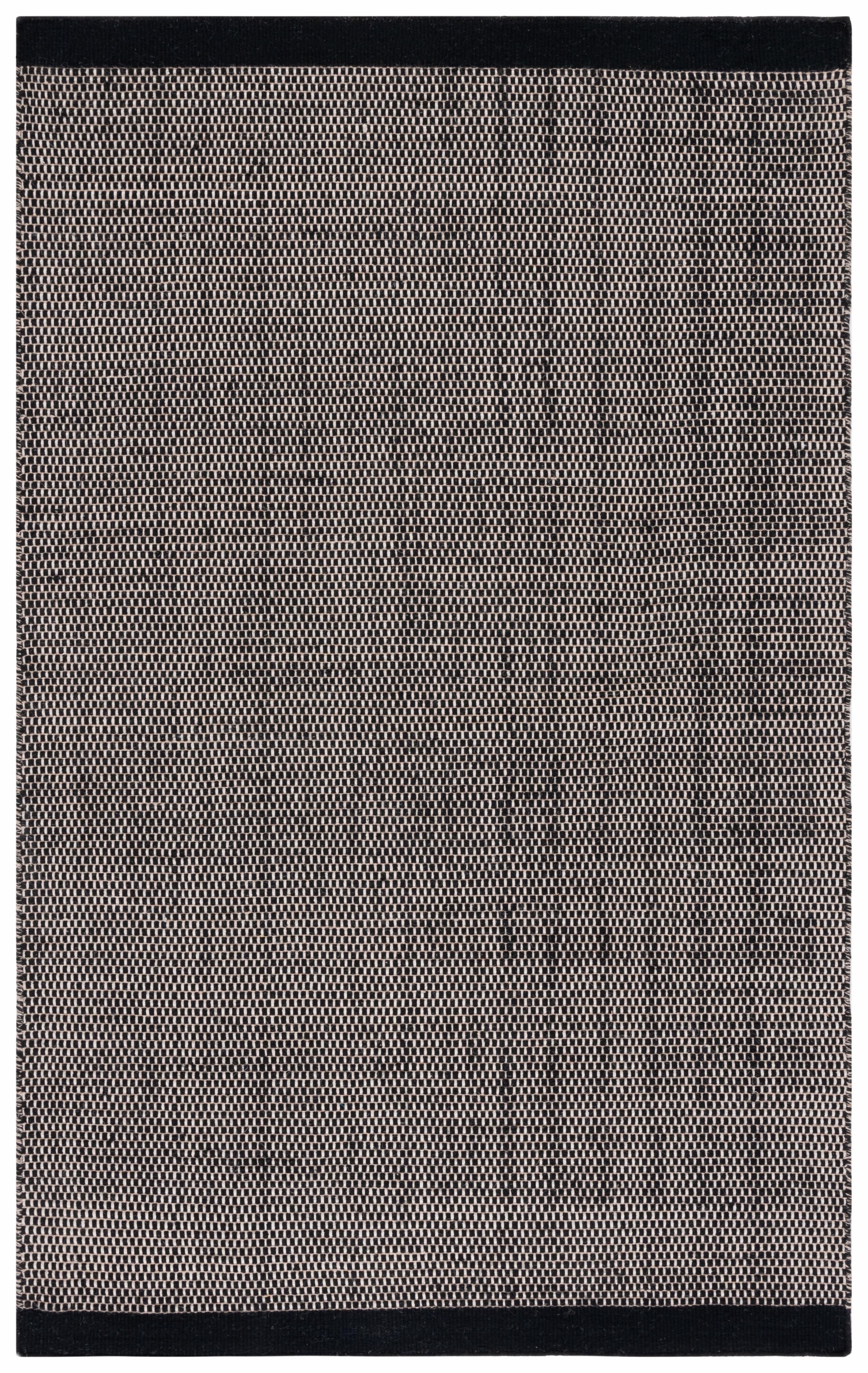 SAFAVIEH Vermont Zarif Distressed Dotted Area Rug, Black, 2' x 3'