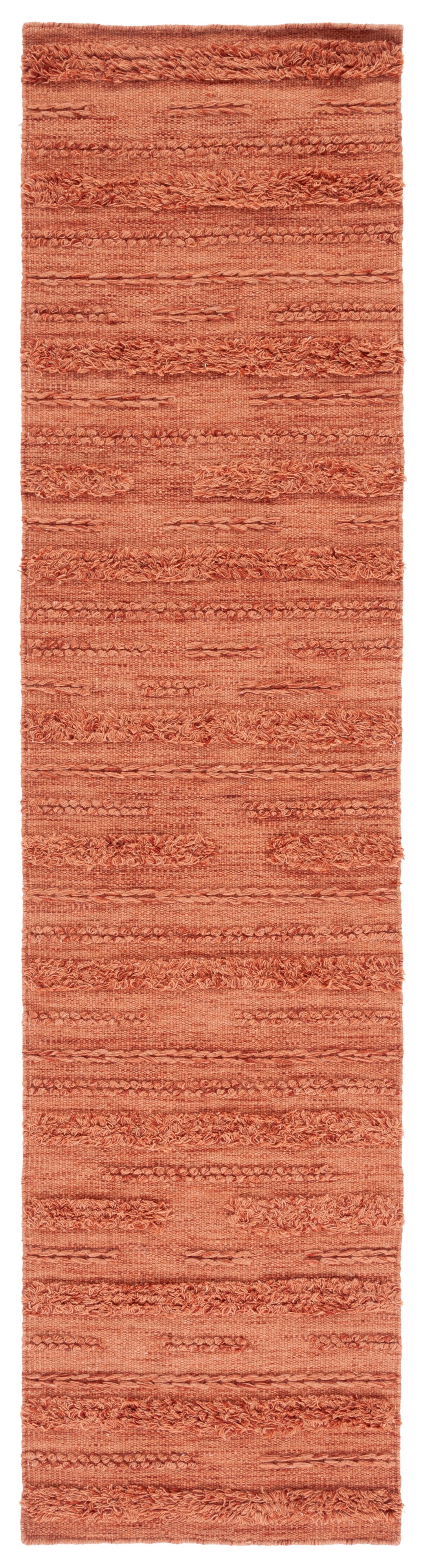 Laurel Foundry Modern Farmhouse® Hartzler Hand-Woven Flatweave Wool/Cotton Rust/Orange Area Rug