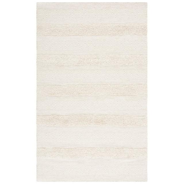 Kenya KNY951 Hand Knotted Area Rug - Ivory - 6'x9' - Safavieh