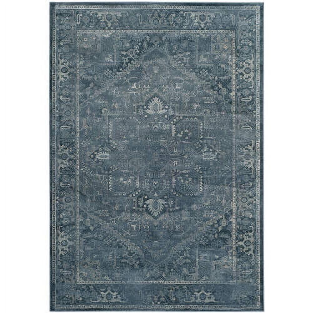 Vintage VTG114 Power Loomed Indoor Skid-Resistant Runner Rug - Blue - 2'2"x8' - Safavieh