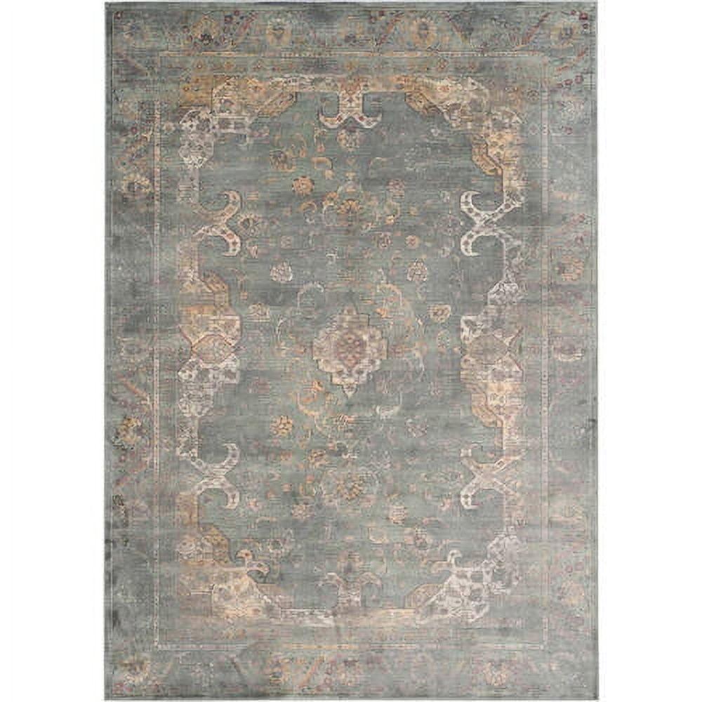 SAFAVIEH Vintage Cennetig Traditional Area Rug, Grey/Multi, 9' x 12'